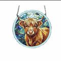 Colorful Stained Glass Style Puzzle Acrylic Suncatcher 6H7HLS181