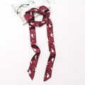 Retro Leopard Print Silk Scarf 6W6NSI218