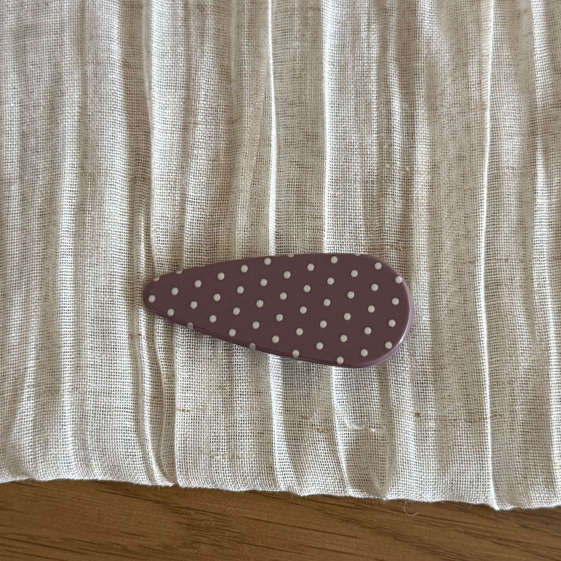 Cute Polka Dots Droplet Acetate Hair Clip 8AS6HCP362L