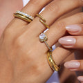 Square Cubic Zirconia Ring - DippedShop Wholesale - #2387