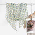 Simple Color Block Polka Dots Silk Scarf 6W6NSI216