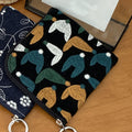 Retro Embroidered Cotton Linen Coin Purse 6W10BWB384