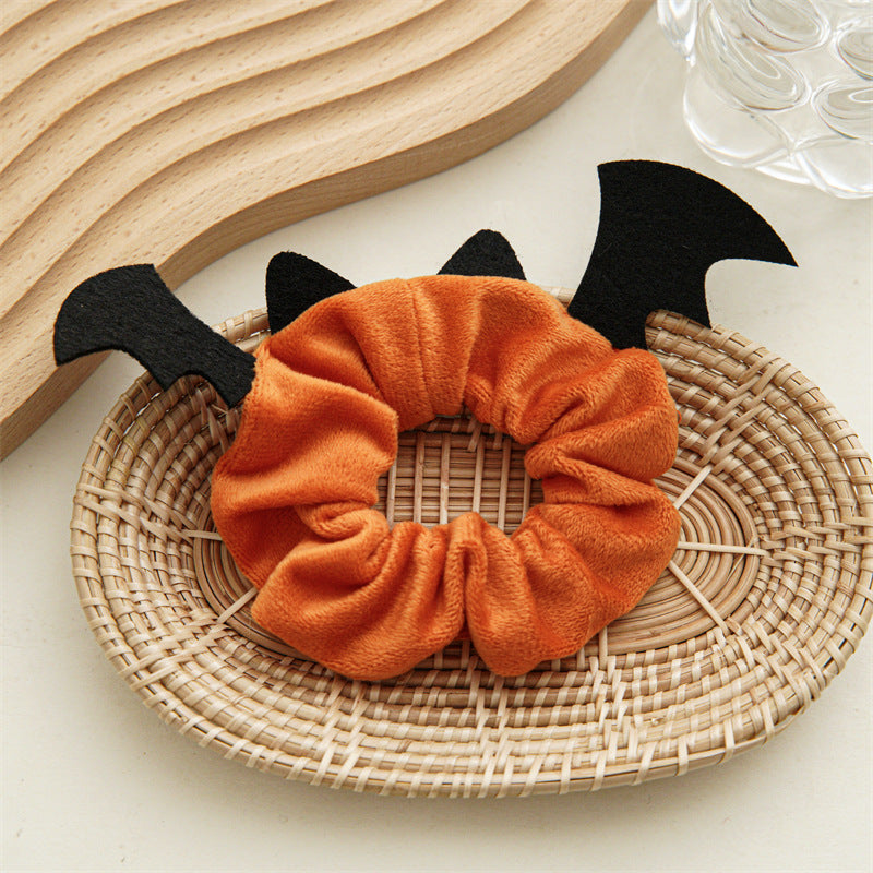 Halloween Bat Antler Scrunchies - DippedShop Wholesale - #6643