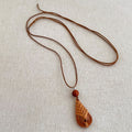 Vintage Straw Pendant Necklace - DippedShop Wholesale - #6467