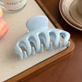 Minimalist Solid Color Durable Large Hair Claw 8AS6HCP280L