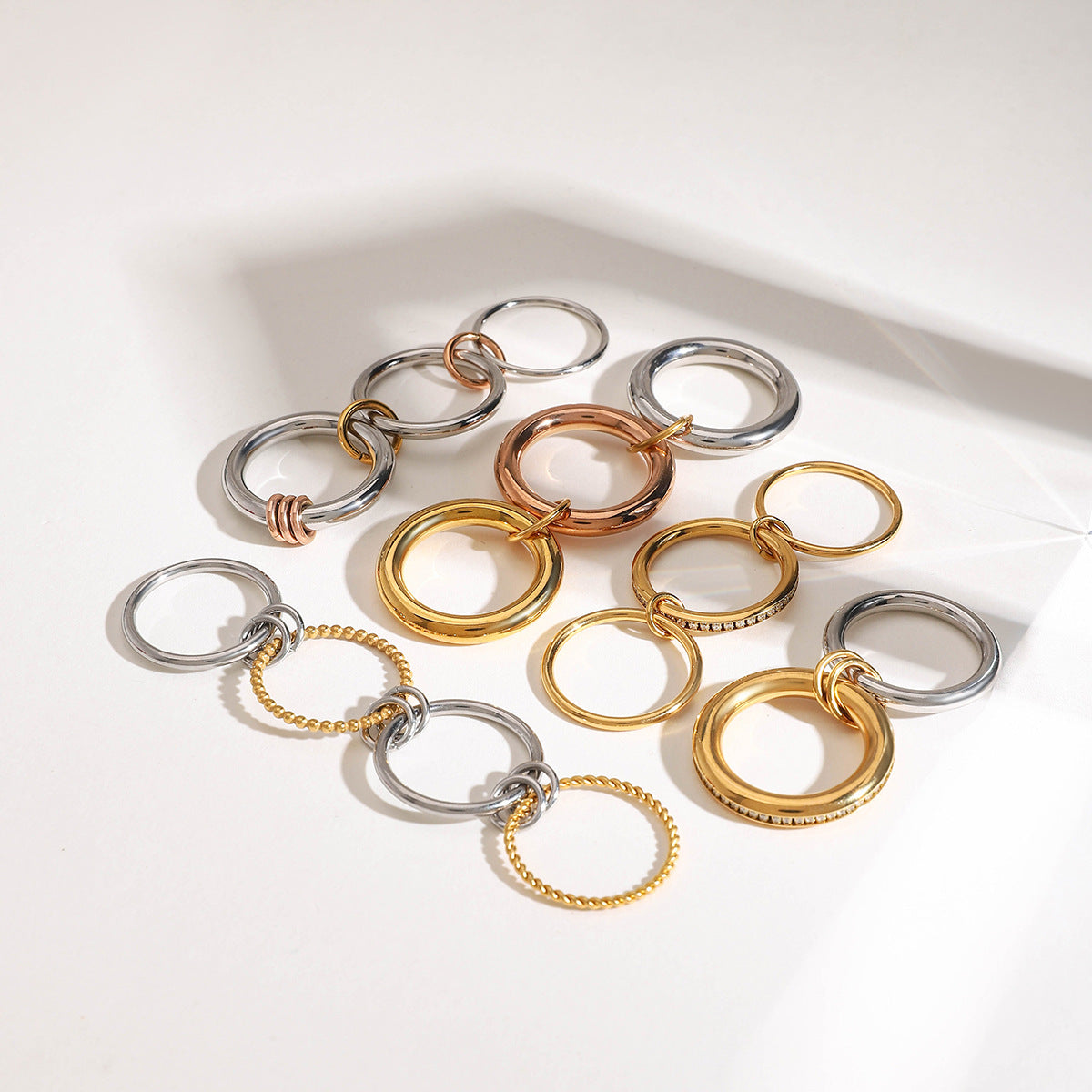 Multi-Layer Stackable Ring - DippedShop Wholesale - #0947