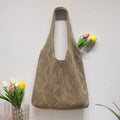 Slouchy Hollow Out Large Capacity Tote Bag 6W10BBG1782