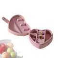 Creative Heart-Shaped Portable Jewelry Case 6W13HSJ107