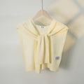Casual Solid Color Sweater Knit Shawl Wrap 6W6NSC60