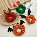 Halloween Bat Antler Scrunchies - DippedShop Wholesale - #7267