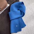 Solid Color Wool Blend Warm Knit Scarf 6W6NSC69