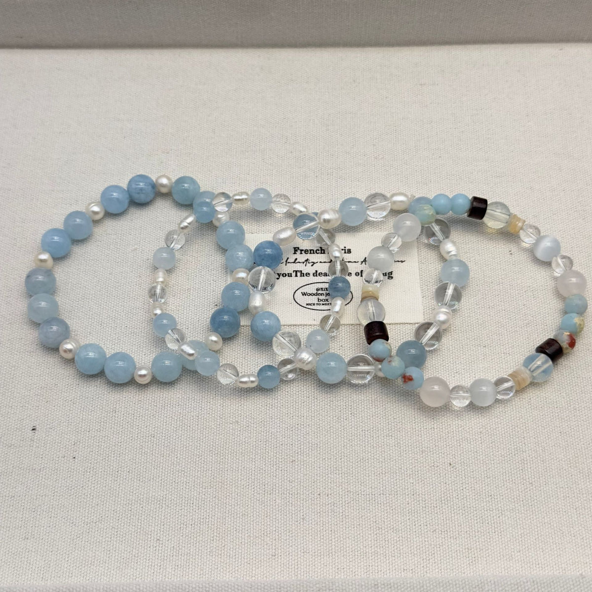Stretchy Pearl Bead Bracelet - DippedShop Wholesale - #6323
