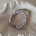 Stylish Pearl Stain High Elastic Scrunchies 6W6HSR513