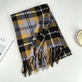 Tartan Plaid Tassel Scarf - DippedShop Wholesale - #4979