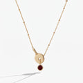 Sporty Style Cubic Zirconia Ball Pendnat Necklace 6W6JNC410L
