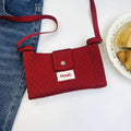 Simple Solid Color Knit Crossbody - DippedShop Wholesale - #6067