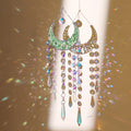 Sparkling Colorful Crystal Moon Sun Catcher 6H7HLS185