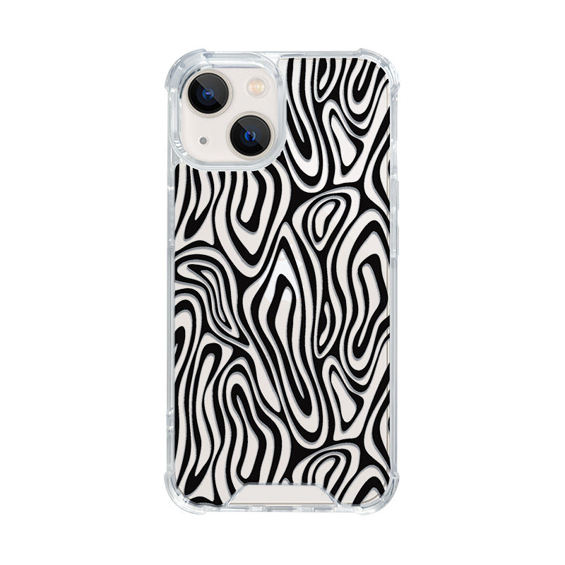 Zebra Print Graffiti Shockproof Protection iPhone Case 6Z13HPC208
