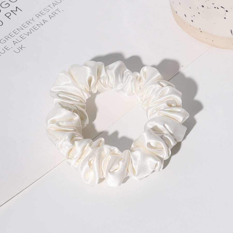 Simple Solid Color Ruffled Hair Scrunchies 6W6HSR332