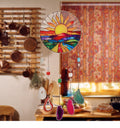 Boho Style Sun Spiral Colorful Stone Suncatchers MK2CZAS6H7HLS50