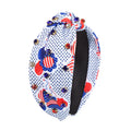 Stylish Color Block American Flag Knotted Hair Band 8AS6HBD61T