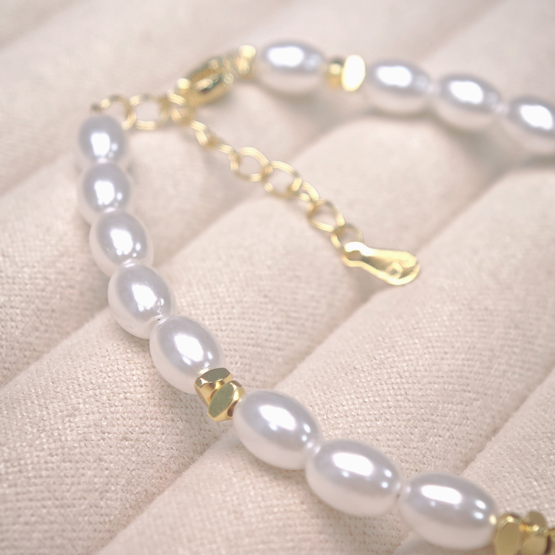 Pearl Natural Stone Bracelet - DippedShop Wholesale - #1075