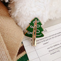 Cute Christmas Tree Duckbill No Crease Hair Clip 6W6HPN101