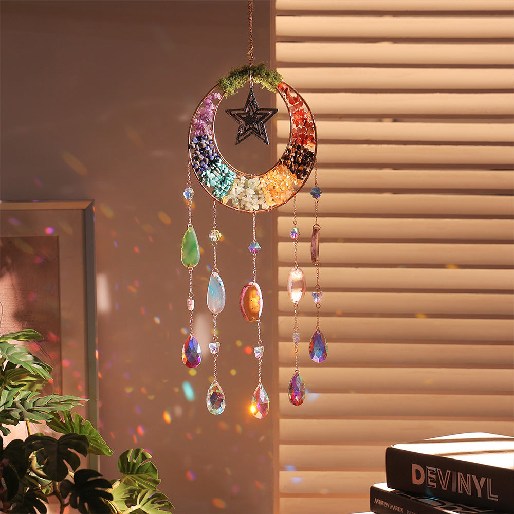 Moon Agate Suncatcher - DippedShop Wholesale - #6835