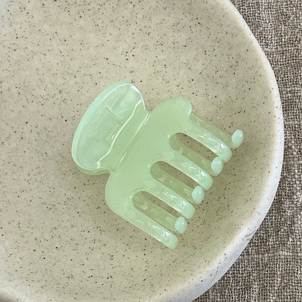 Sweet Jelly Translucent Mini Hair Claw Clip 6W6HCP1274