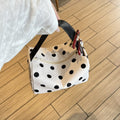 Simple Square Polka Dot Handle Handbags 6W10BBG1876