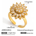 Rotatable Sunflower Ring - DippedShop Wholesale - #7875