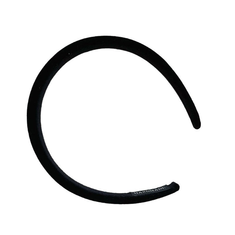 Classic Solid Color Velvet Slim Headband 6W6HBD293