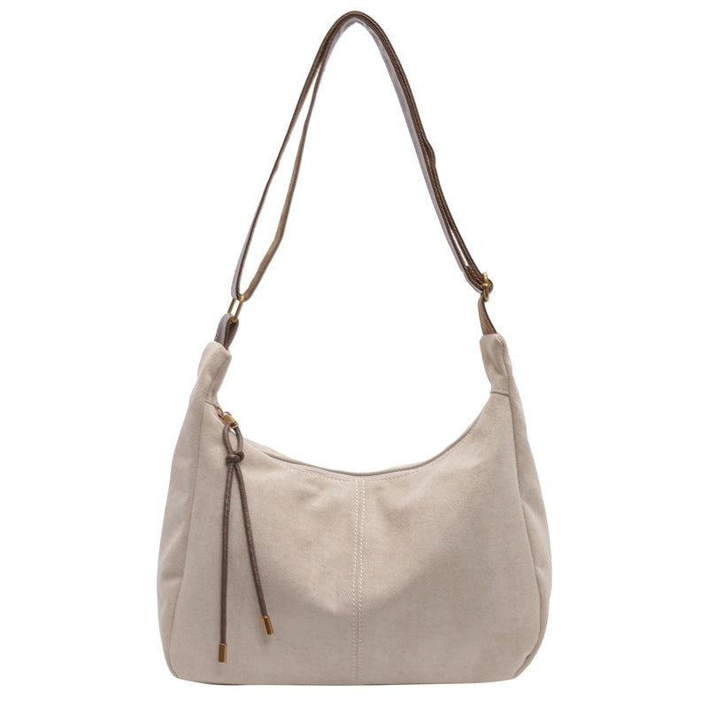 Fashion Large Capacity Suede Shoulder Bag 6W10BBG1400