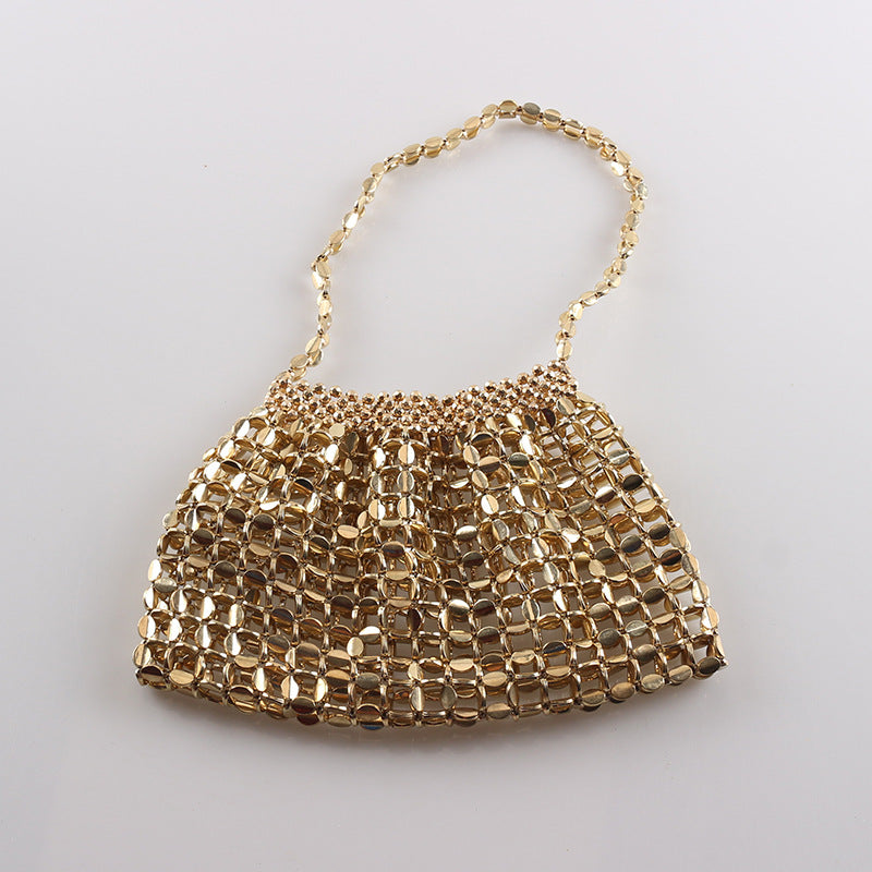 Hollow Out Beaded Handbag - DippedShop Wholesale - #4307