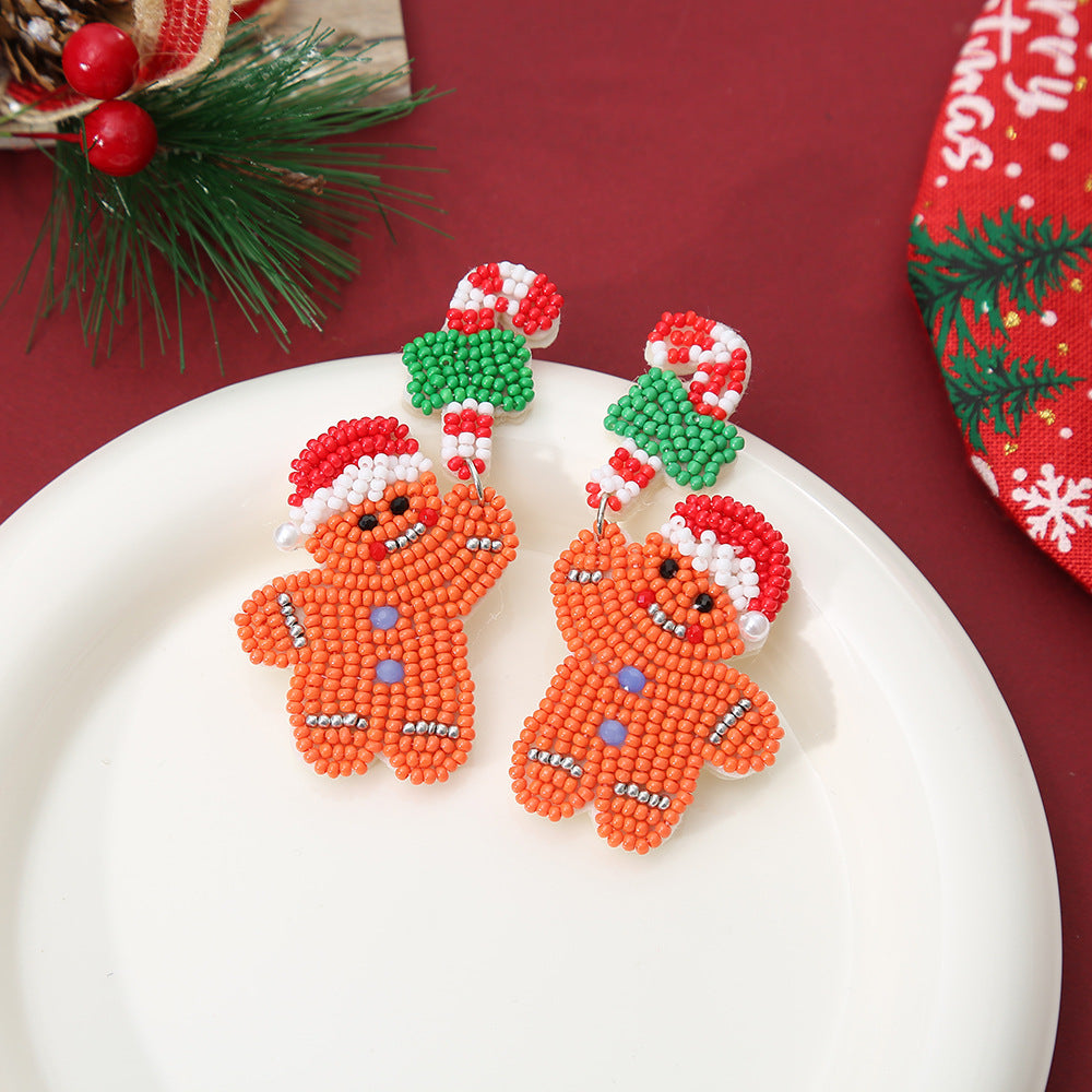 Snowman Stud Earrings - DippedShop Wholesale - #2403