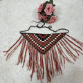Sexy Hand-crochet Tassel Triangle Hip Cover 6W1SL17