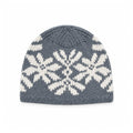 Snowflake Jacquard Knit Beanie - DippedShop Wholesale - #3619