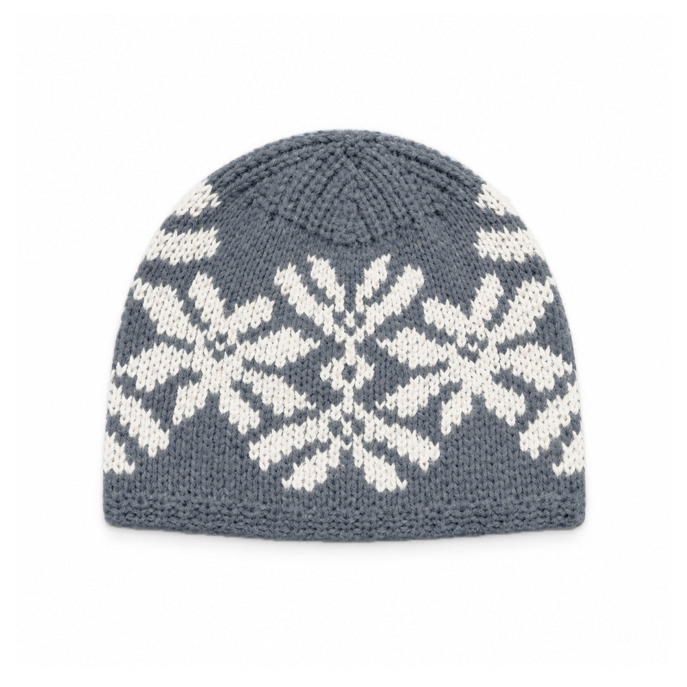Snowflake Jacquard Knit Beanie - DippedShop Wholesale - #3619