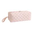 Sweet Floral Print Quilt Shell Cosmetic Bag 6S5CO122
