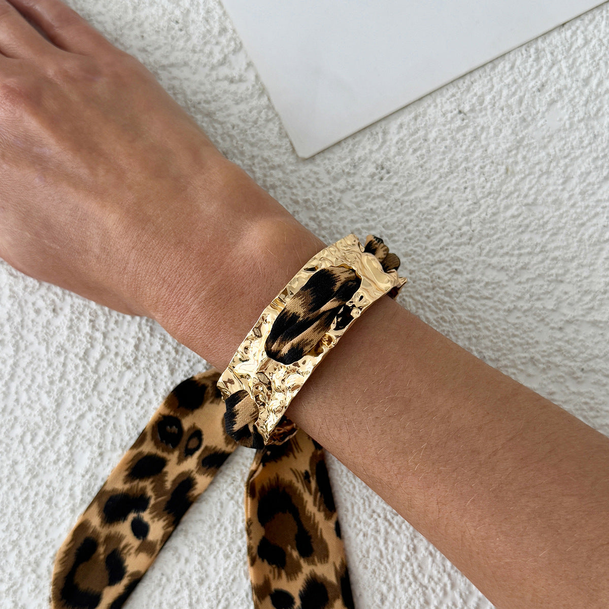 Trendy Gold Plated Leopard Pri - DippedShop Wholesale - #0803