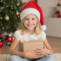 Christmas Chunky Knit Winter Warm Beanie with Pompom 6W6HAT831