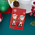 Colorful Rhinestone Santa Claus Dangle Earrings 6W6JER681