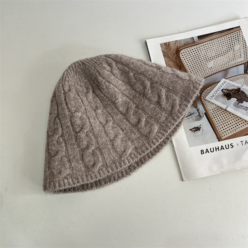 Cable Knit Bucket Hat - DippedShop Wholesale - #9299