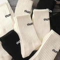 Solid Color Soft Socks - DippedShop Wholesale - #0531