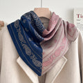 Color Block Silk Scarf - DippedShop Wholesale - #0179