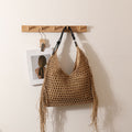 Tassel Hollow Out Beach Tote - DippedShop Wholesale - #7875