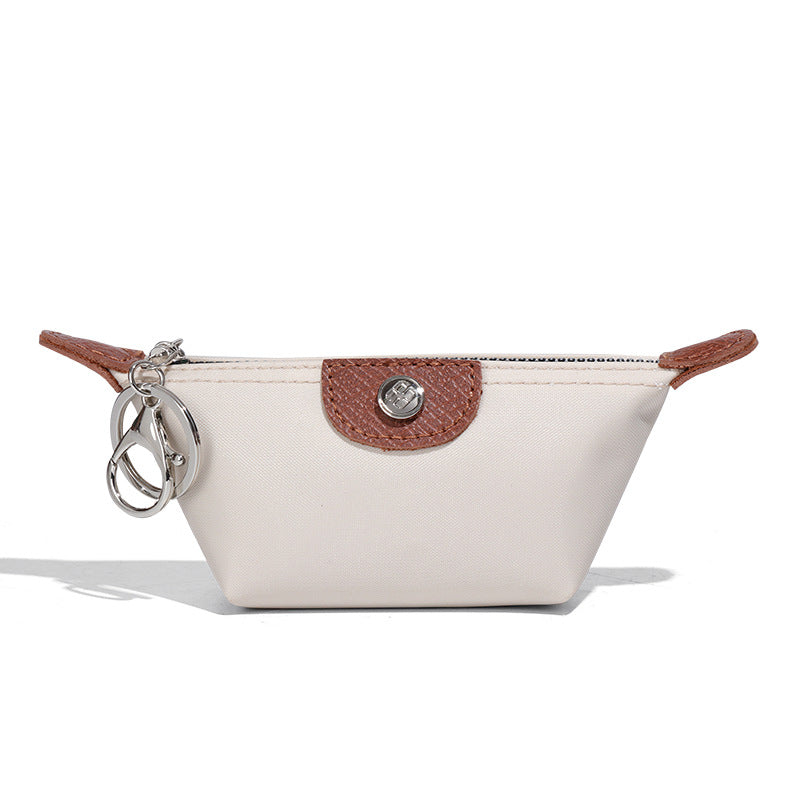 Simple Solid Color Mylon Mini Coin Purse 6S10BWB105
