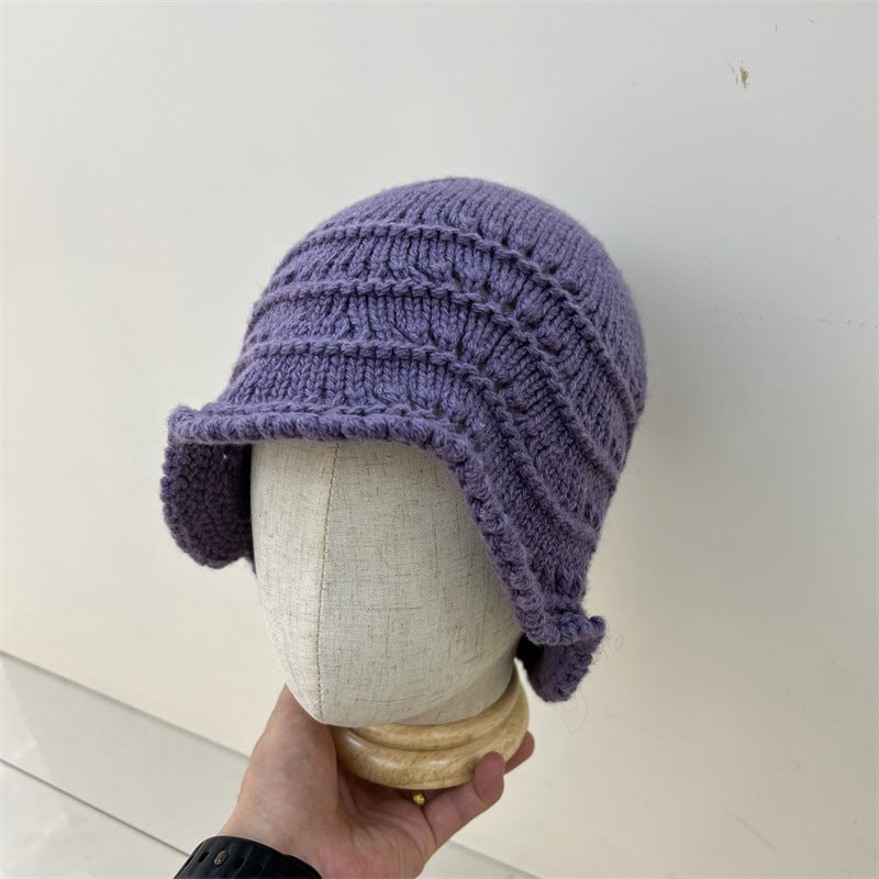 Wool Blend Knit Bucket Hat - DippedShop Wholesale - #6275