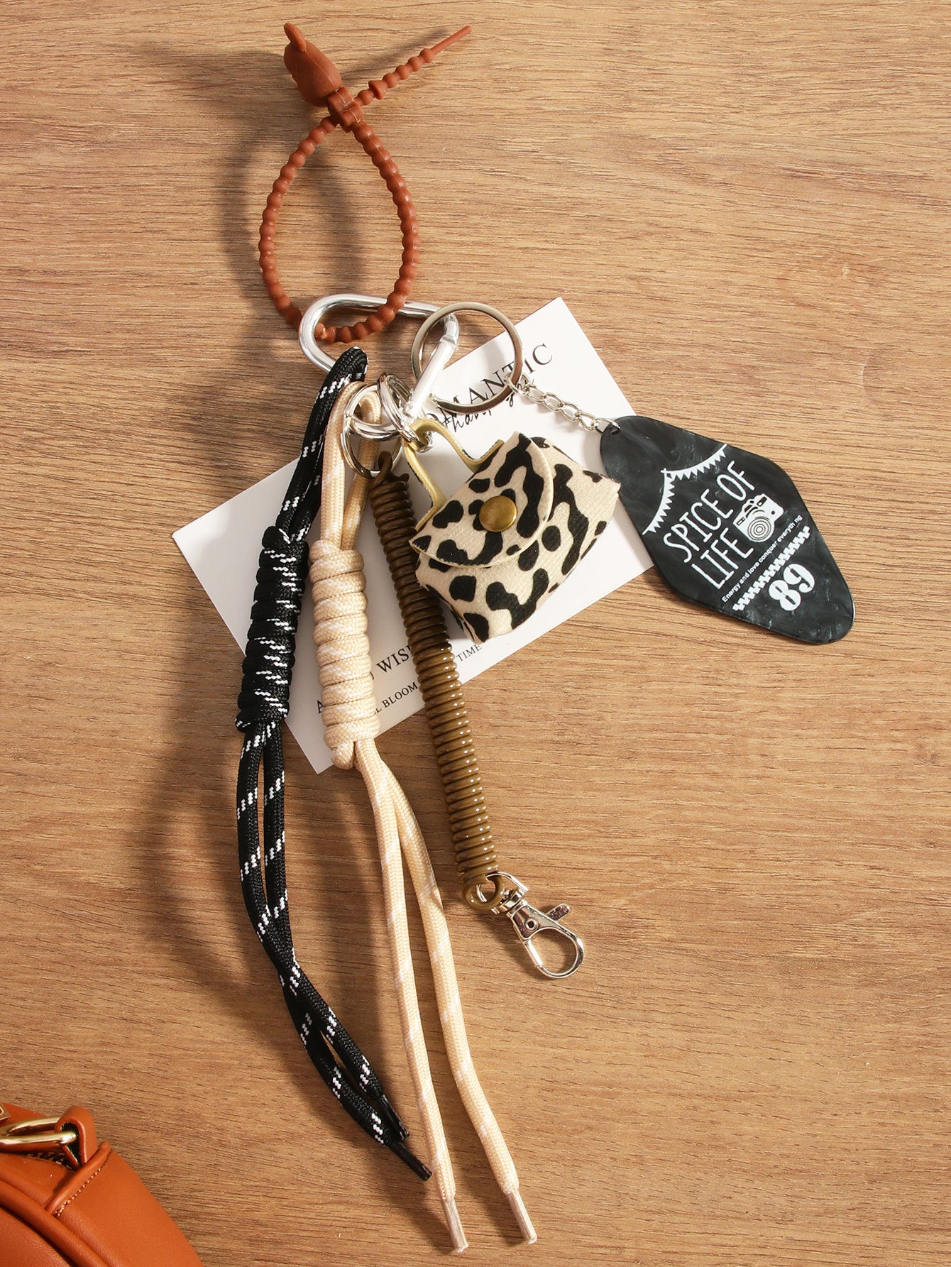 Leather Mini Keychain Bag - DippedShop Wholesale - #6979