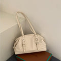 Simple Solid Color PU Shoulder Bag 6W10BBG1379